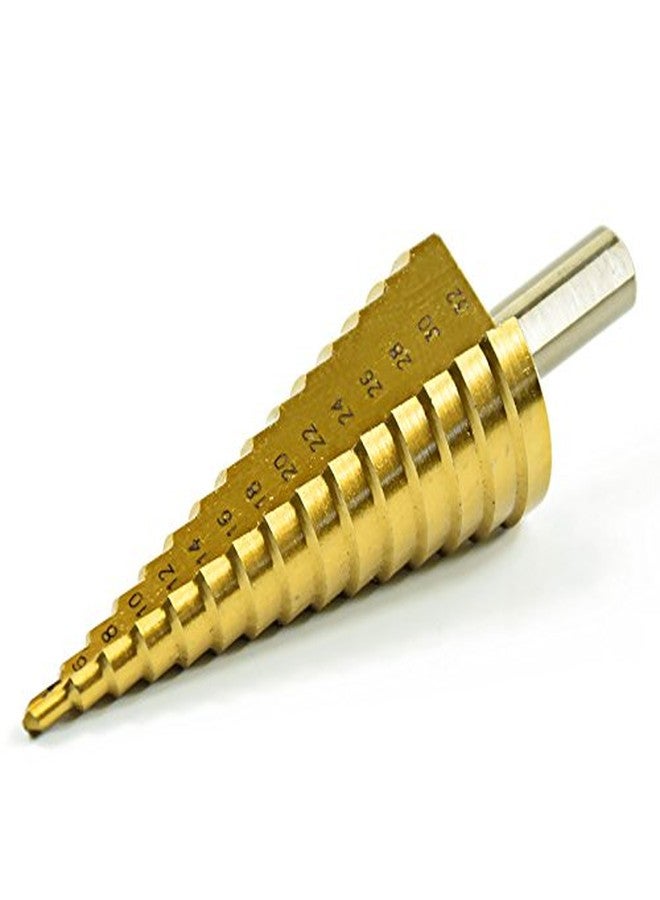 Digital Craft HSS Step Drill Bit 4mm-32mm - High Speed Steel Cone Drill Bit for Metal, Wood, Plastic & Tile Drilling - Image 1